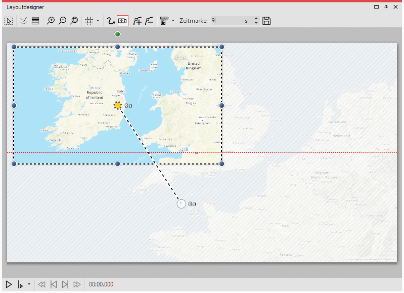 End position for zoom/camera pan