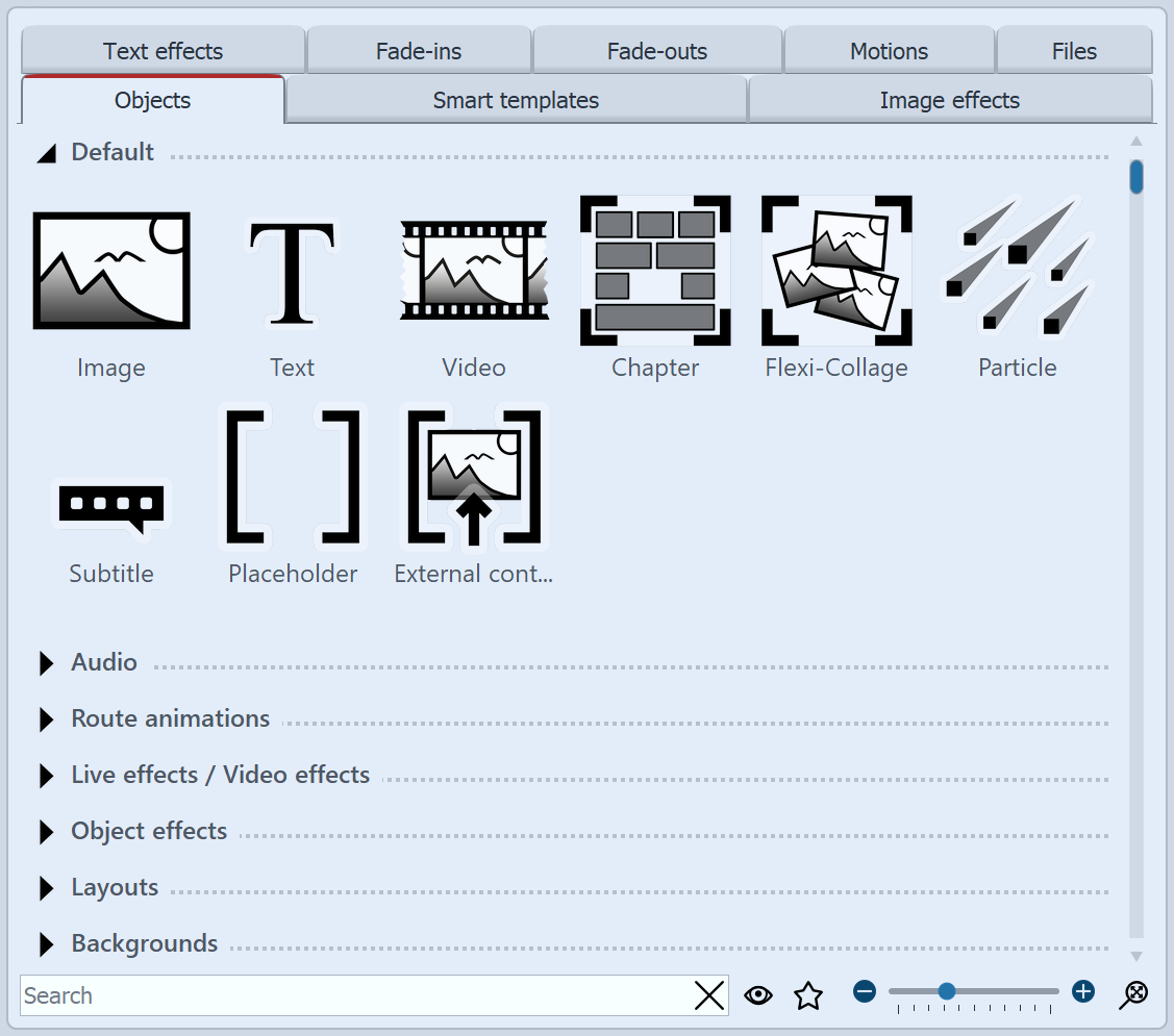 Objects in the Toolbox