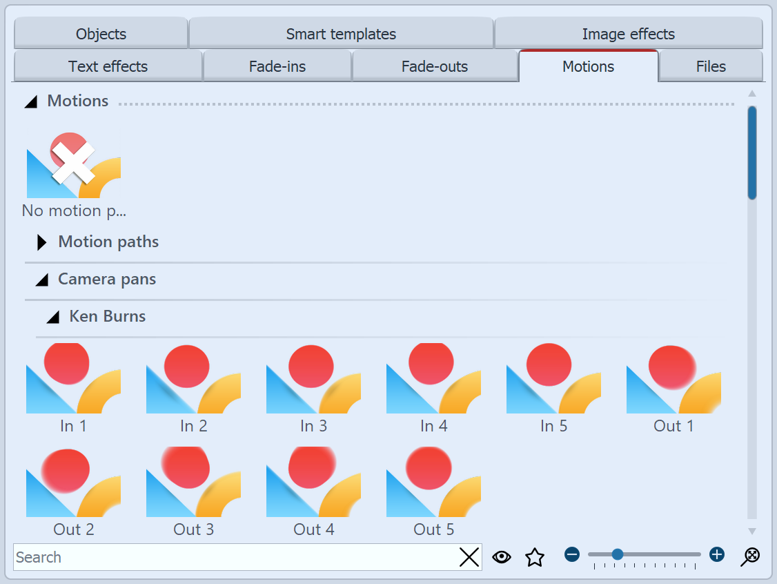 Ken Burns effects in the Toolbox