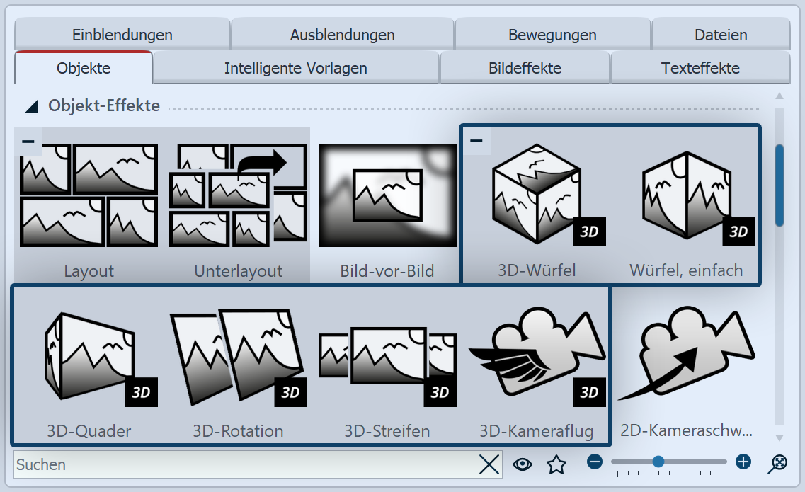 Bild-vor-Bild-Effekt einfügen