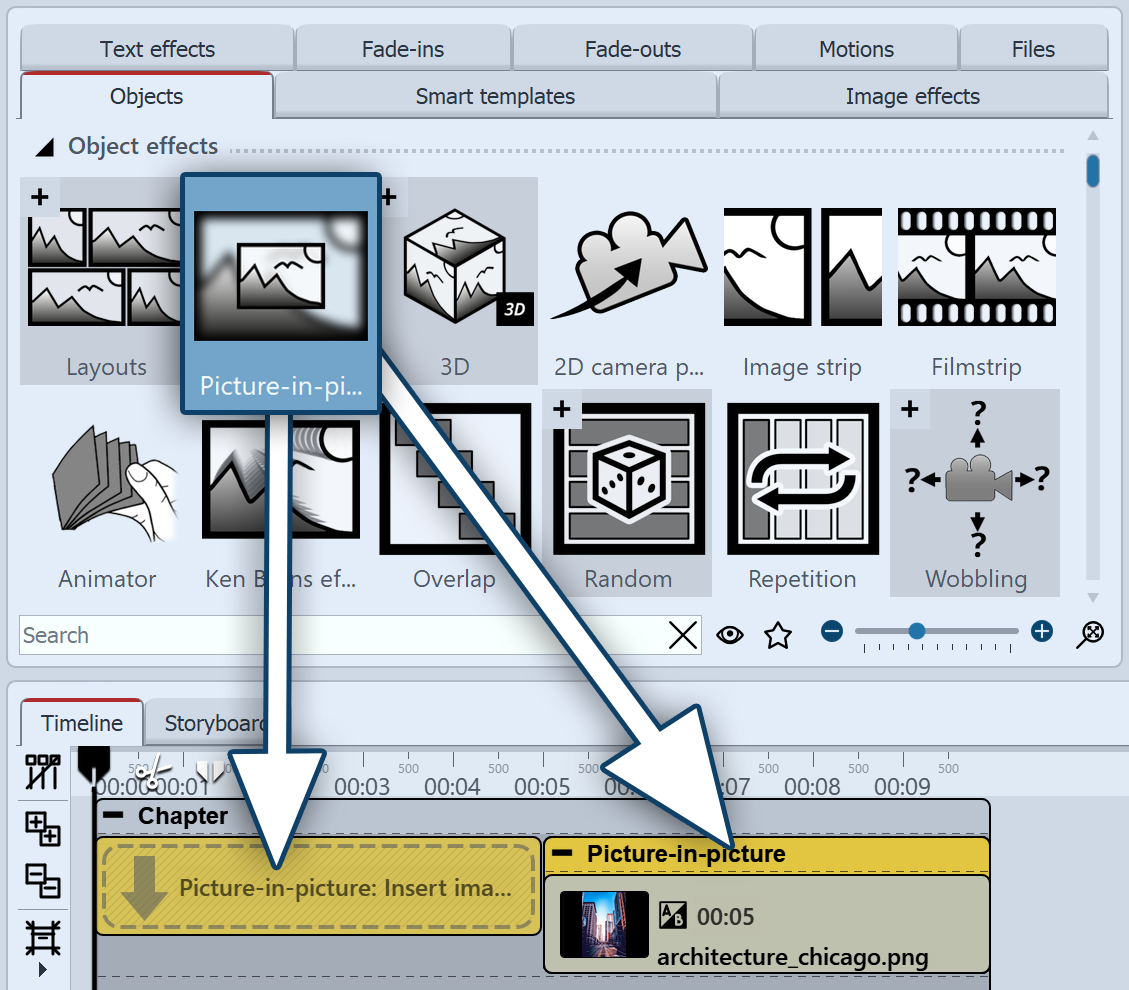 Picture-in-Picture effect