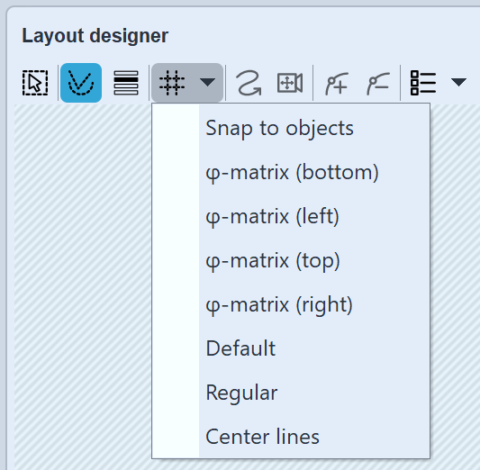 Grid options