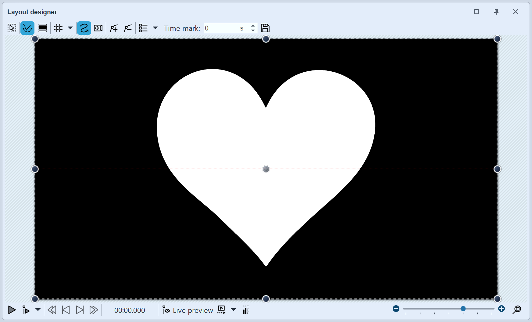 Special shape in Layout designer