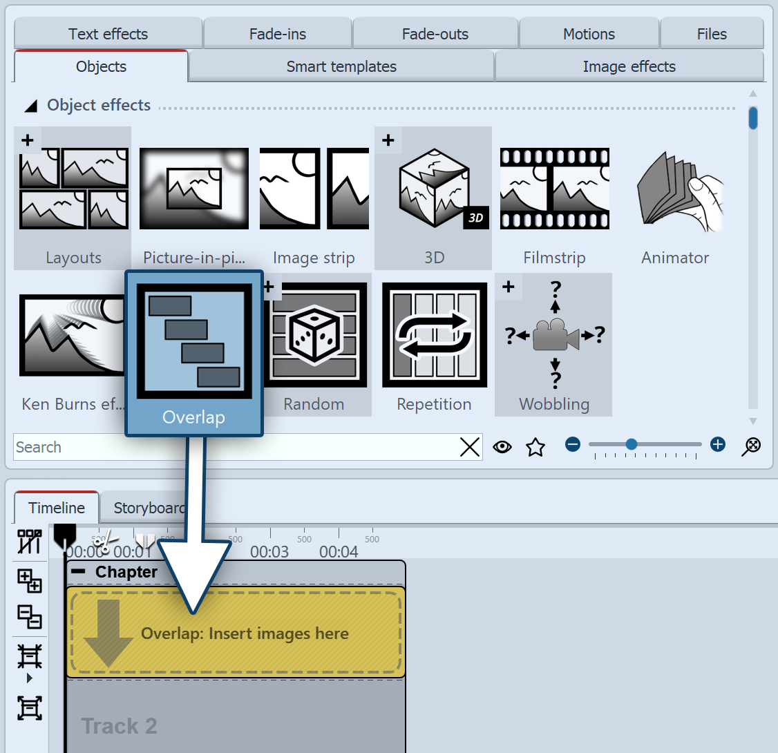 Overlapping in the toolbox