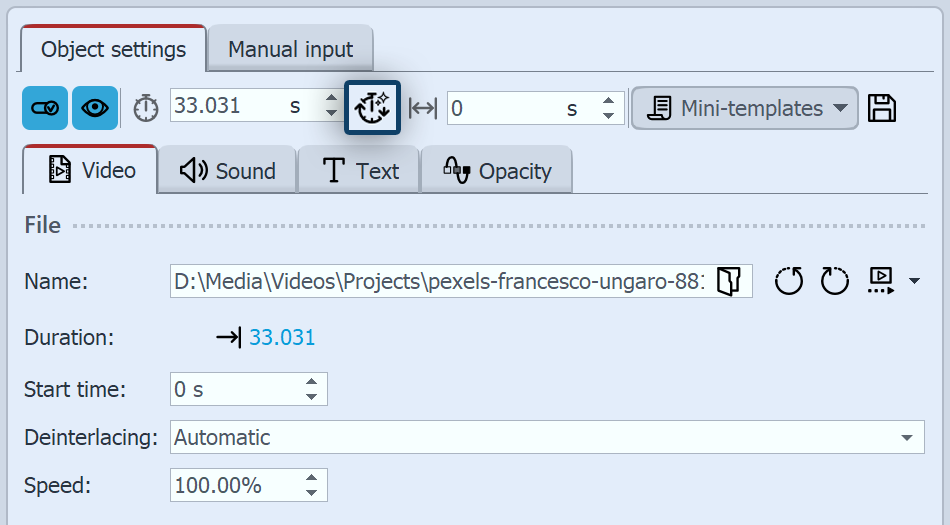 Smart scaling the playback speed